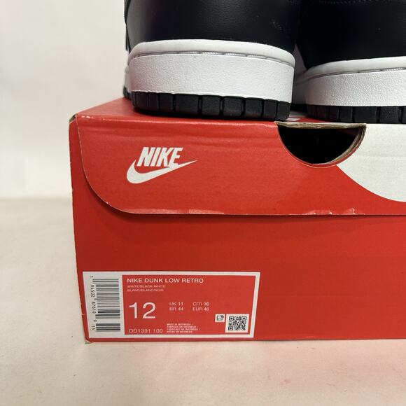 Nike Dunk Low Retro “Black White/Panda”